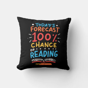 Reading - 100% Chance of Reading Cushion