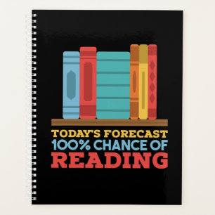 Reading - 100% Chance of Reading Funny Book Planner