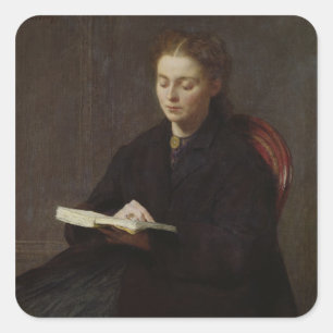 Reading, 1863 square sticker