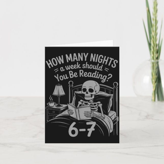 Reading 67 Meme Englieacher Funny 67 Book Lover Hu Card (Front)