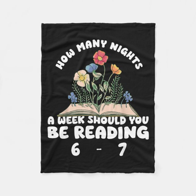 Reading 67 Meme Englieacher Funny 67 Book Lover Hu Fleece Blanket (Front)