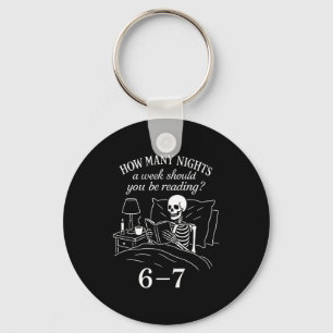 Reading 67 Meme Englieacher Funny 67 Book Lover Hu Key Ring
