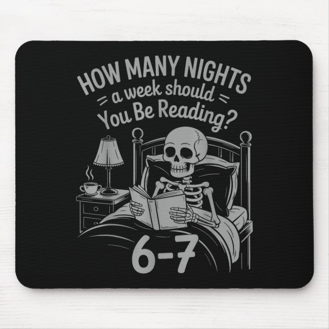 Reading 67 Meme Englieacher Funny 67 Book Lover Hu Mouse Mat (Front)