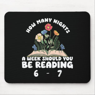 Reading 67 Meme Englieacher Funny 67 Book Lover Hu Mouse Mat