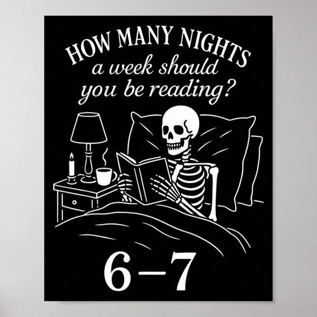 Reading 67 Meme Englieacher Funny 67 Book Lover Hu Poster (Front)