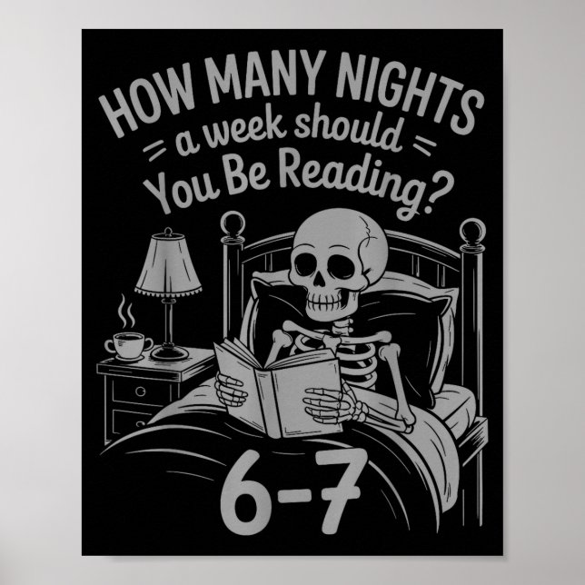 Reading 67 Meme Englieacher Funny 67 Book Lover Hu Poster (Front)