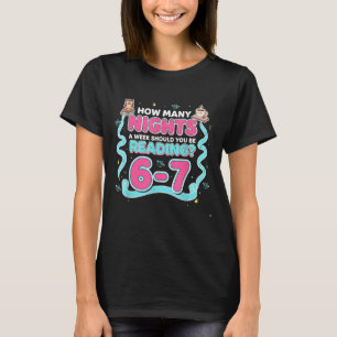Reading 67 Meme Englieacher Funny 67 Book Lover Hu T-Shirt
