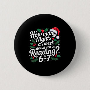 Reading 67 Meme Englieacher Funny 67 Christmas  6 Cm Round Badge