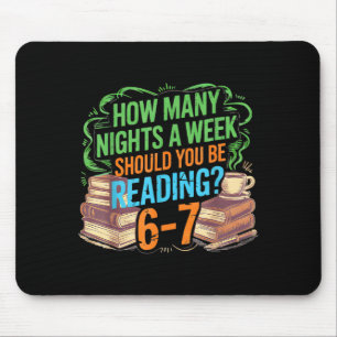 Reading 67 Meme Englieacher Funny 67 Librarian Mouse Mat