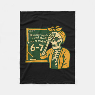 Reading 67 Meme English Teacher Funny 67 Book Love Fleece Blanket