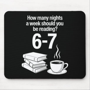 Reading 67 Meme English Teacher Funny Book Lover Mouse Mat