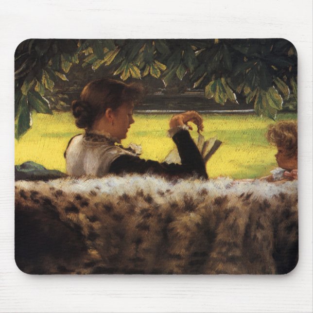 Reading A Story Mouse Mat (Front)