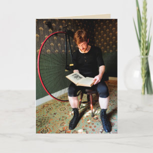 Reading and thinking—Victorian quote Card