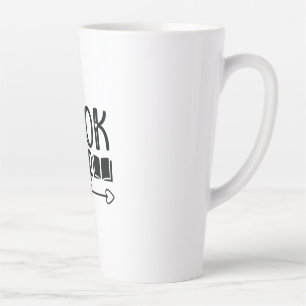 Reading Art Book Lover Latte Mug