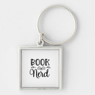 Reading Art Book Nerd Key Ring