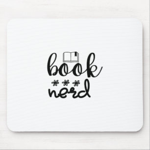 Reading Art Book Nerd Mouse Mat