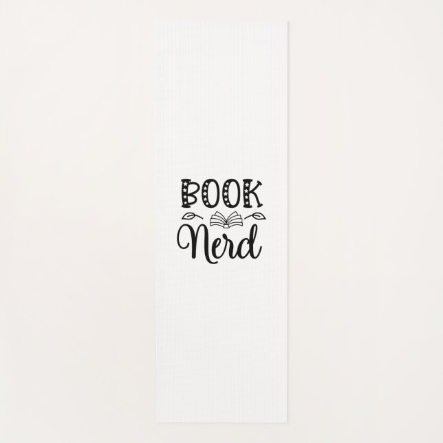 Reading Art Book Nerd Yoga Mat (Front)