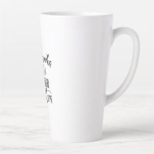 Reading Art Bookmarks Are For Quillers Latte Mug