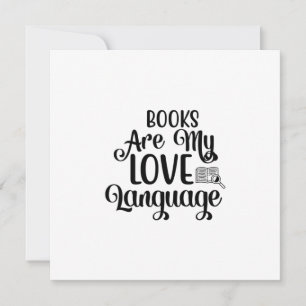 Reading Art Books Are My Love Language Holiday Card