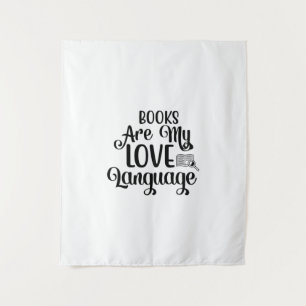 Reading Art Books Are My Love Language Tapestry