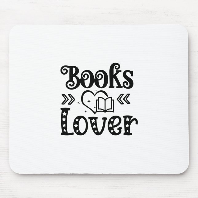 Reading Art Books Lover Mouse Mat (Front)