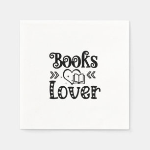 Reading Art Books Lover Napkin