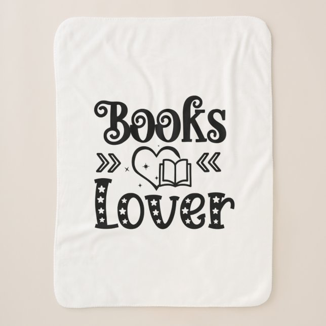 Reading Art Books Lover Sherpa Blanket (Front)