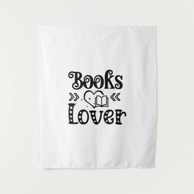 Reading Art Books Lover Tapestry (Front)