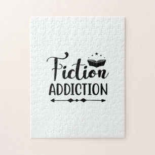 Reading Art Fiction Addiction Jigsaw Puzzle