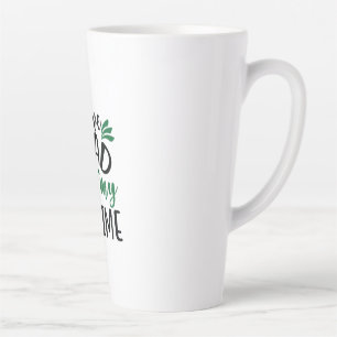 Reading Art I Love Read Past My Bedtime Latte Mug