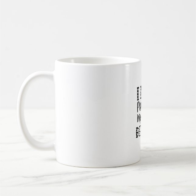 Reading Art I Read Past My Bedtime Coffee Mug (Left)