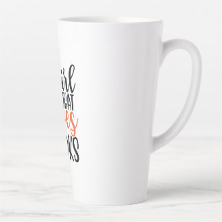Reading Art Just A Girl That Loves Books Latte Mug