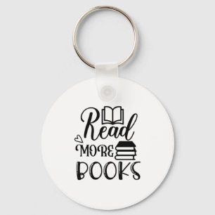 Reading Art Read More Books Key Ring