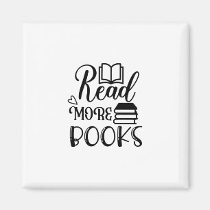 Reading Art Read More Books Magnet