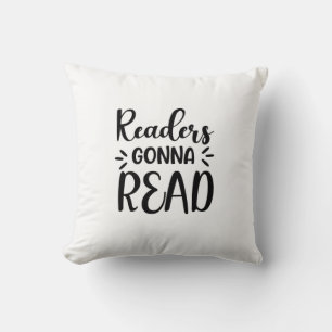 Reading Art Readers Gonna Read Cushion