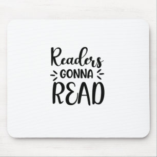 Reading Art Readers Gonna Read Mouse Mat