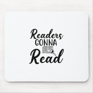 Reading Art Readers Gonna Read Mouse Mat