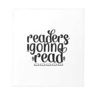 Reading Art Readers Gonna Read Notepad