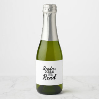 Reading Art Readers Gonna Read Sparkling Wine Label