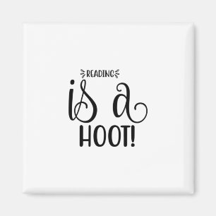 Reading Art Reading Is A Hoot Magnet