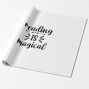 Reading Art Reading Is Magical Wrapping Paper