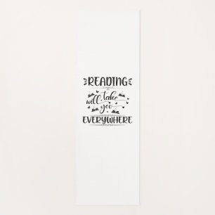 Reading Art Reading Will Take You Everywhere Yoga Mat