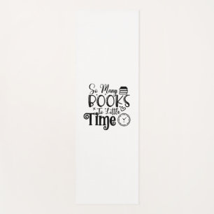 Reading Art So Many Books So Little Time Yoga Mat