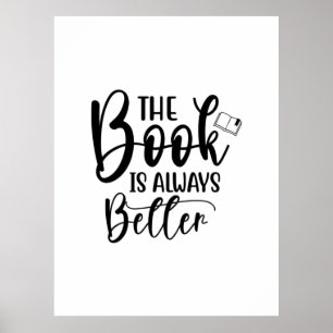 Reading Art The Book Is Always Better Poster