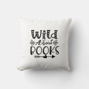 Reading Art Wild About Books Cushion