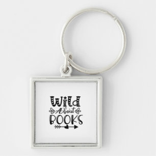 Reading Art Wild About Books Key Ring