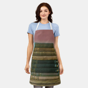 Reading artwork gift apron