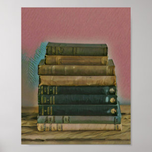 Reading artwork gift poster