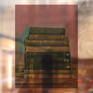 Reading artwork gift window cling