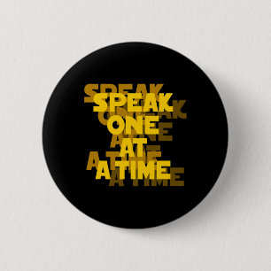 Reading Asl Hand Gesture Deaf Hearing Loss Awarene 6 Cm Round Badge